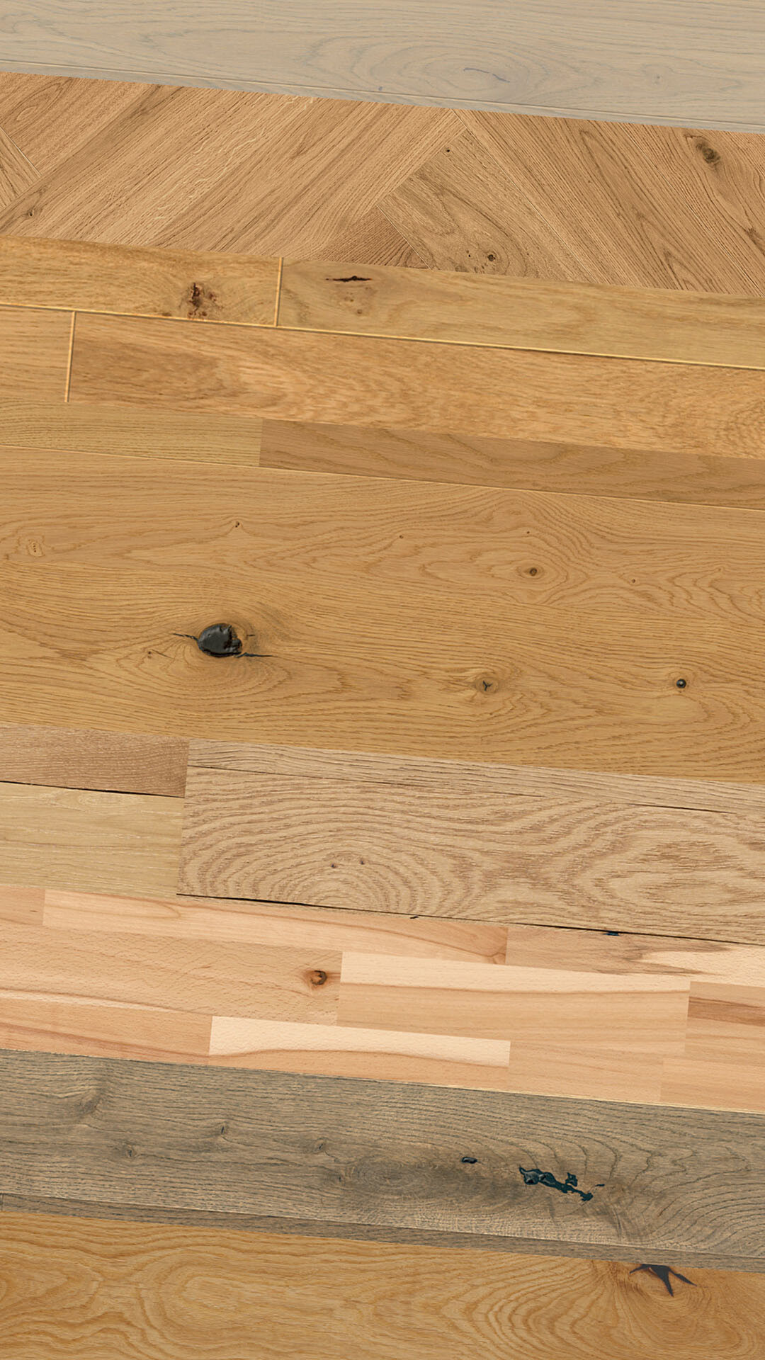 Verschiedene Sortierungen bei Parkett und Lindura Holzsortierungen und ihr optisches Erscheinungsbild